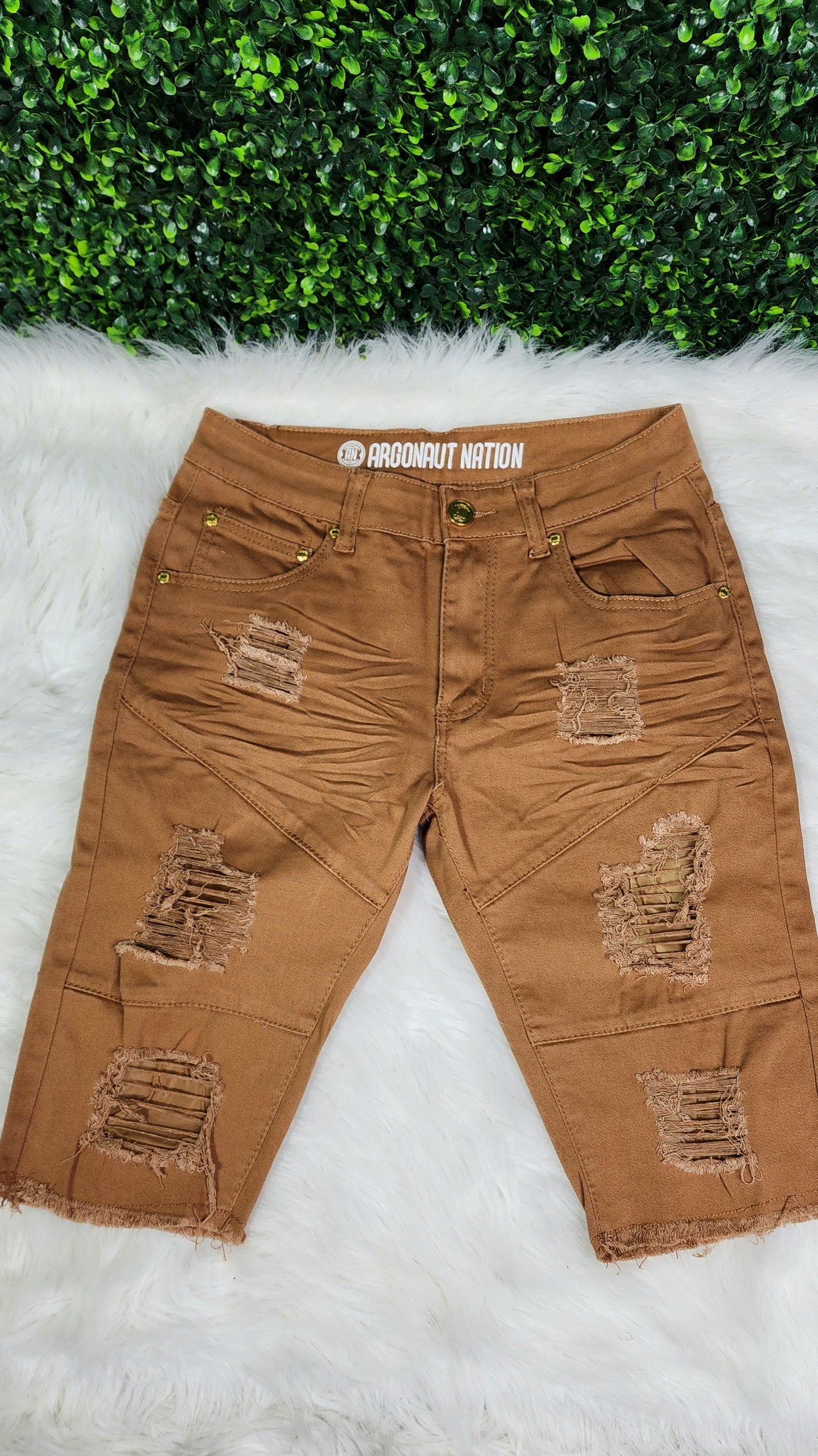 KEN DISTRESSED SHORTS