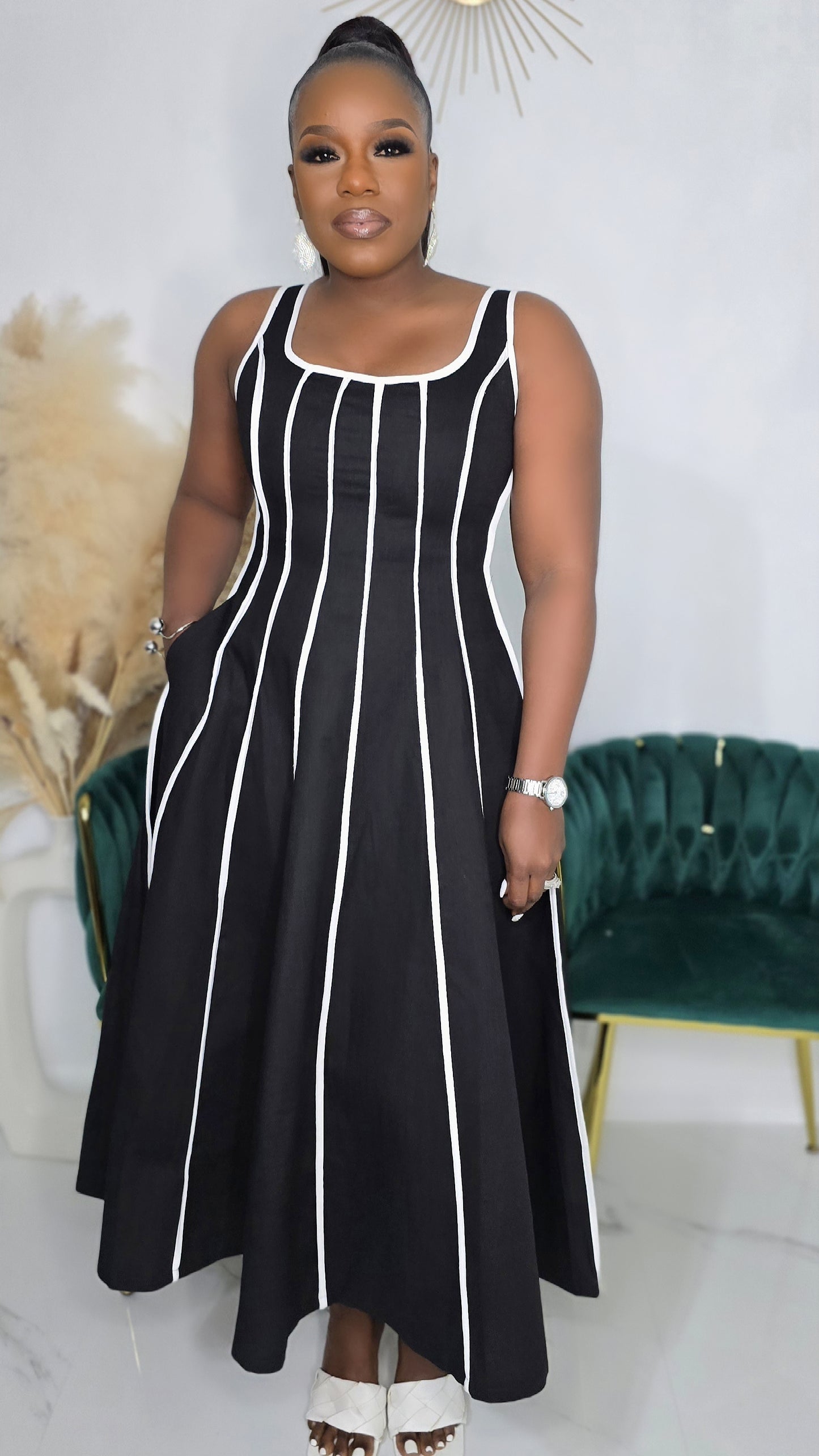 FIRST LADY MIDI DRESS