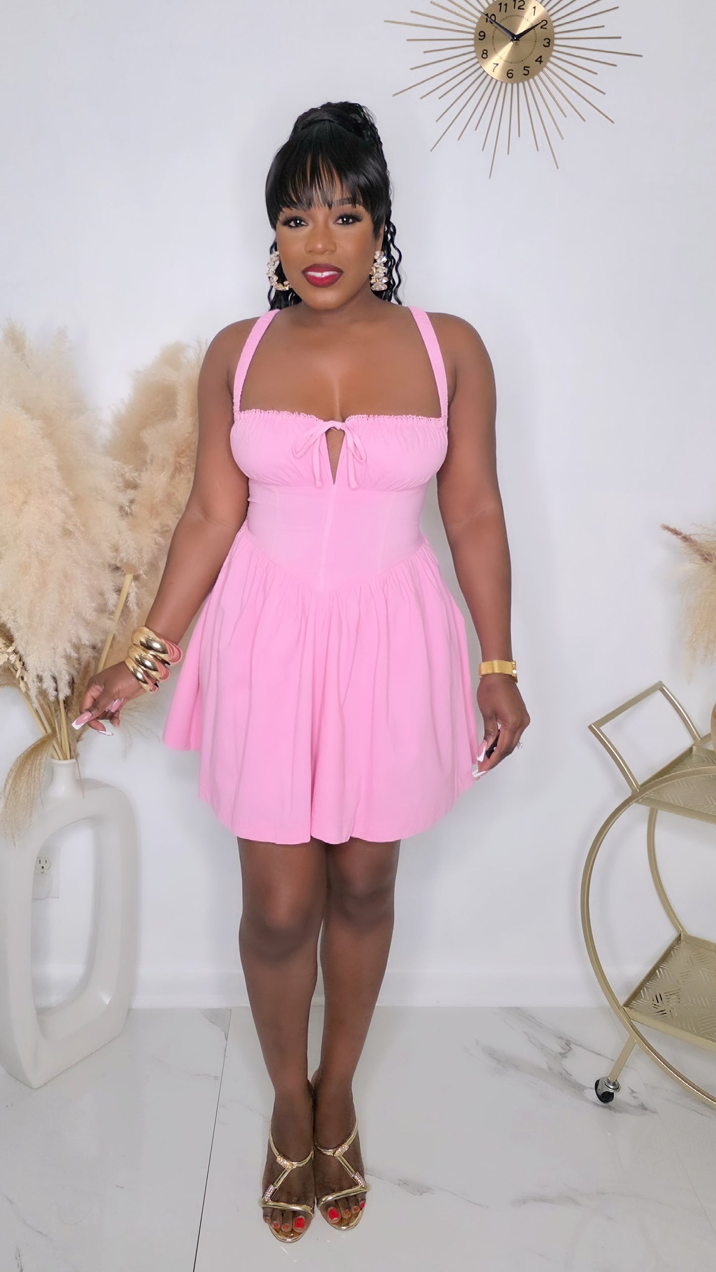 SNEAK PEEK MINI DRESS