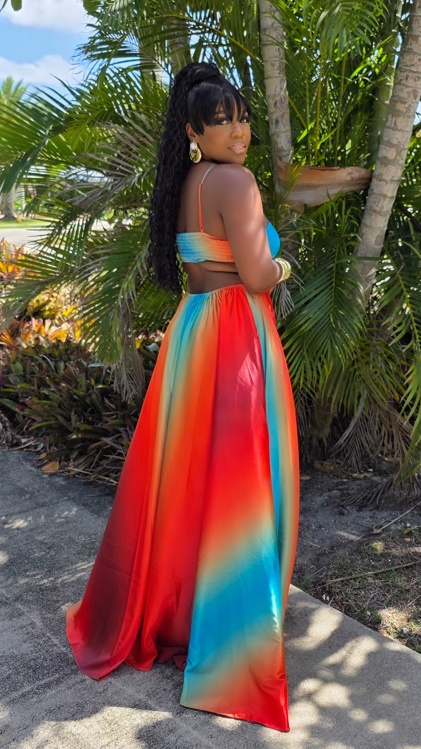 BEAUTIFUL EXHIBIT MAXI DRESS