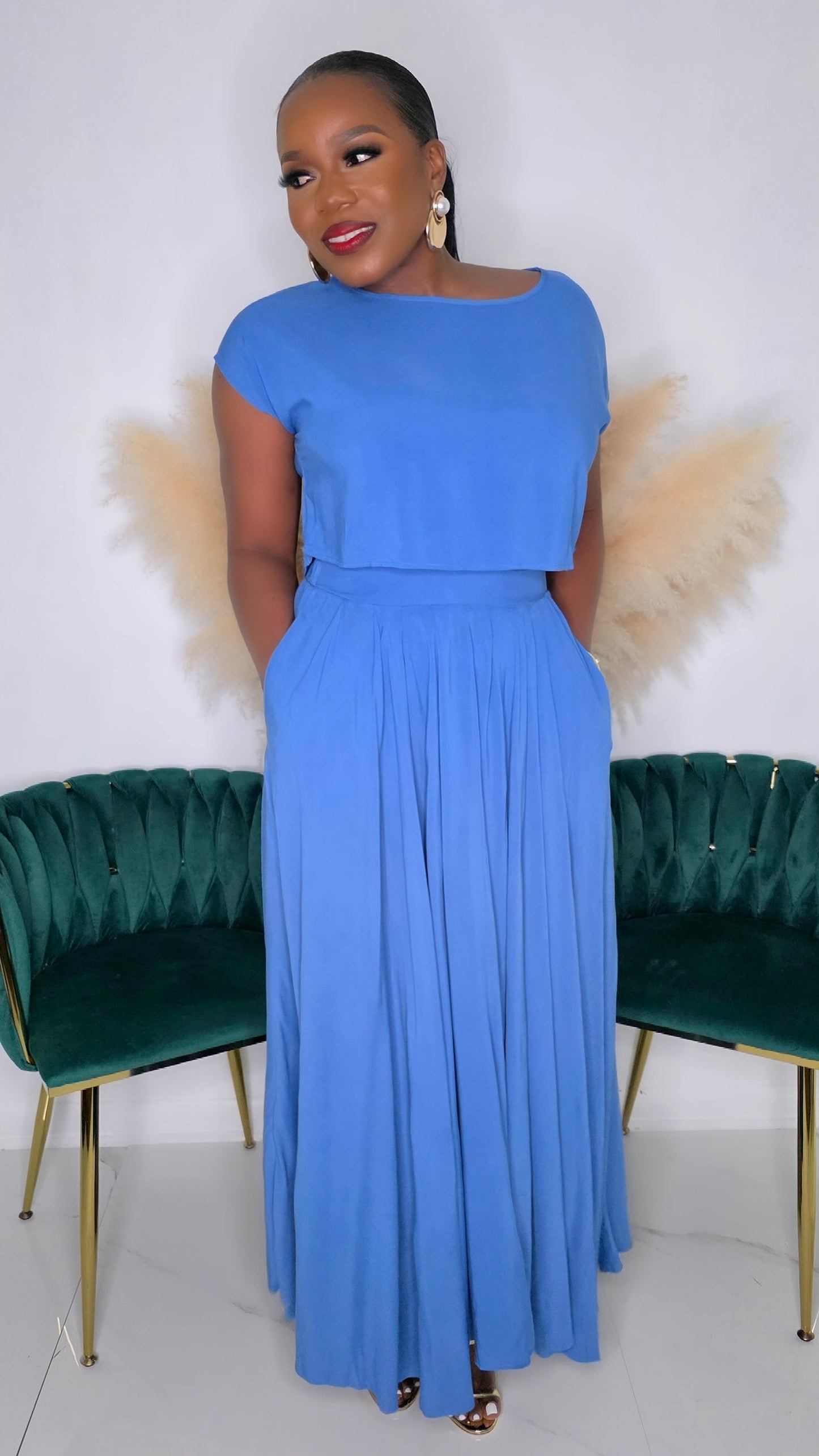 NINA SET - BLUE