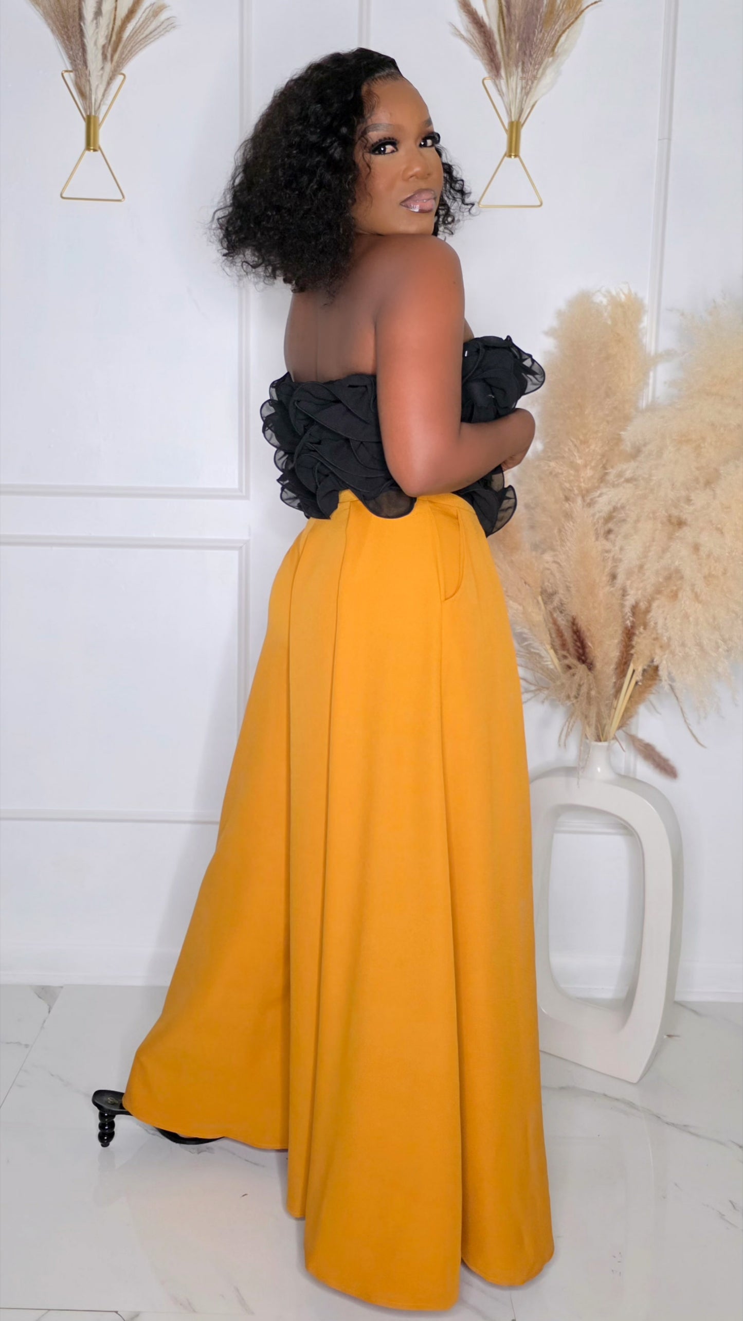 NATURAL GOOD LOOKS PALAZZO PANTS