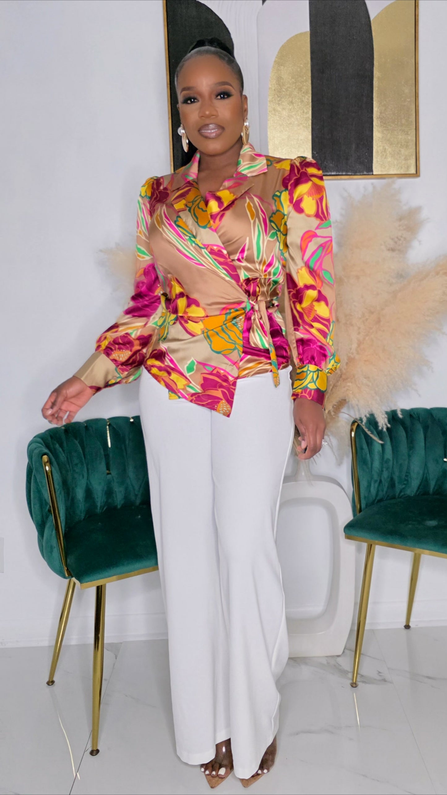 OVERNIGHT SENSATION WRAP TOP