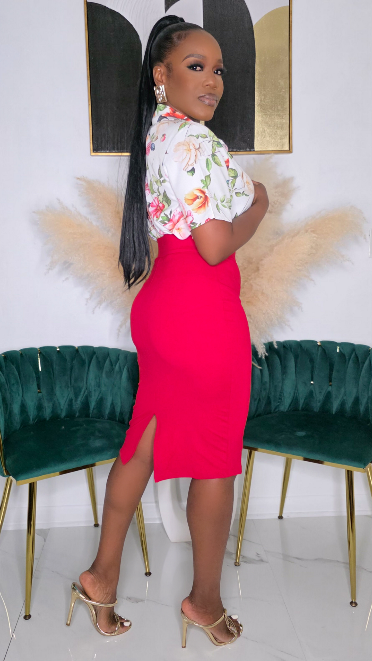 BACK 2 BASICS SKIRTS - BURGUNDY