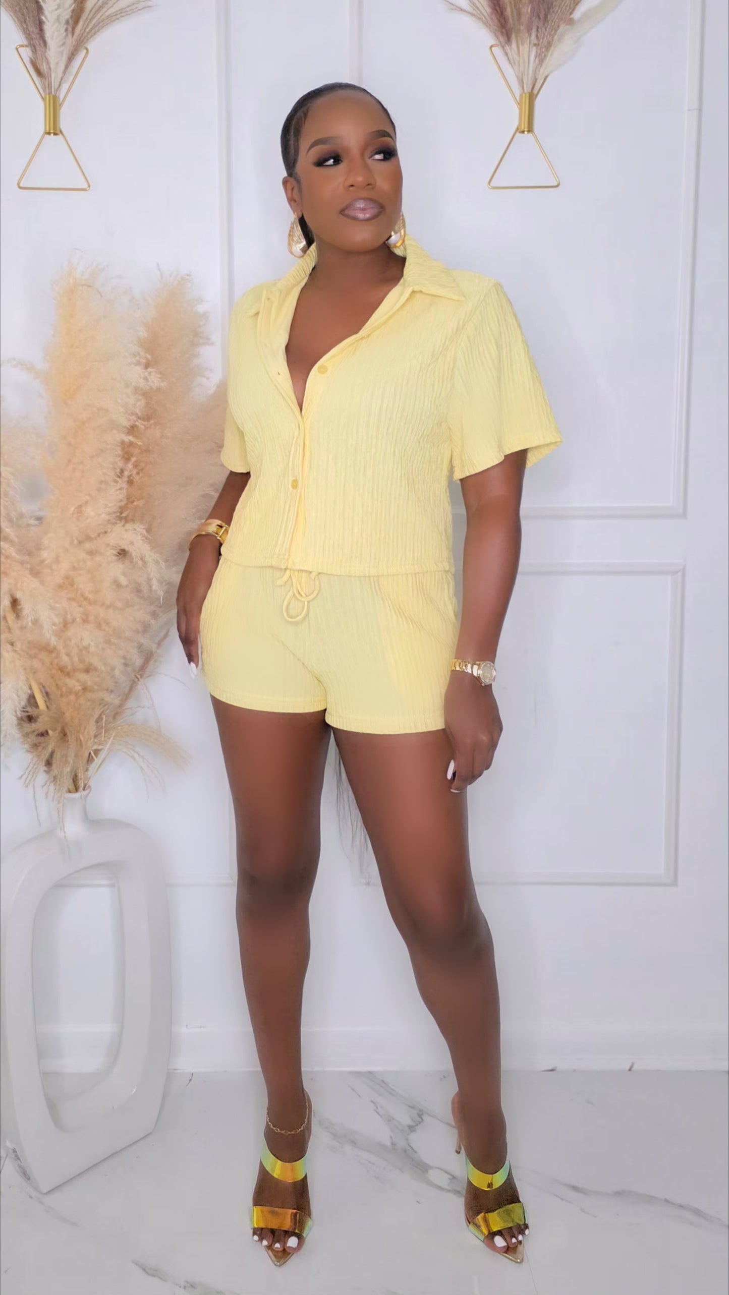 PRE-ORDER - SLAVE TO FASHION SET - YELLOW