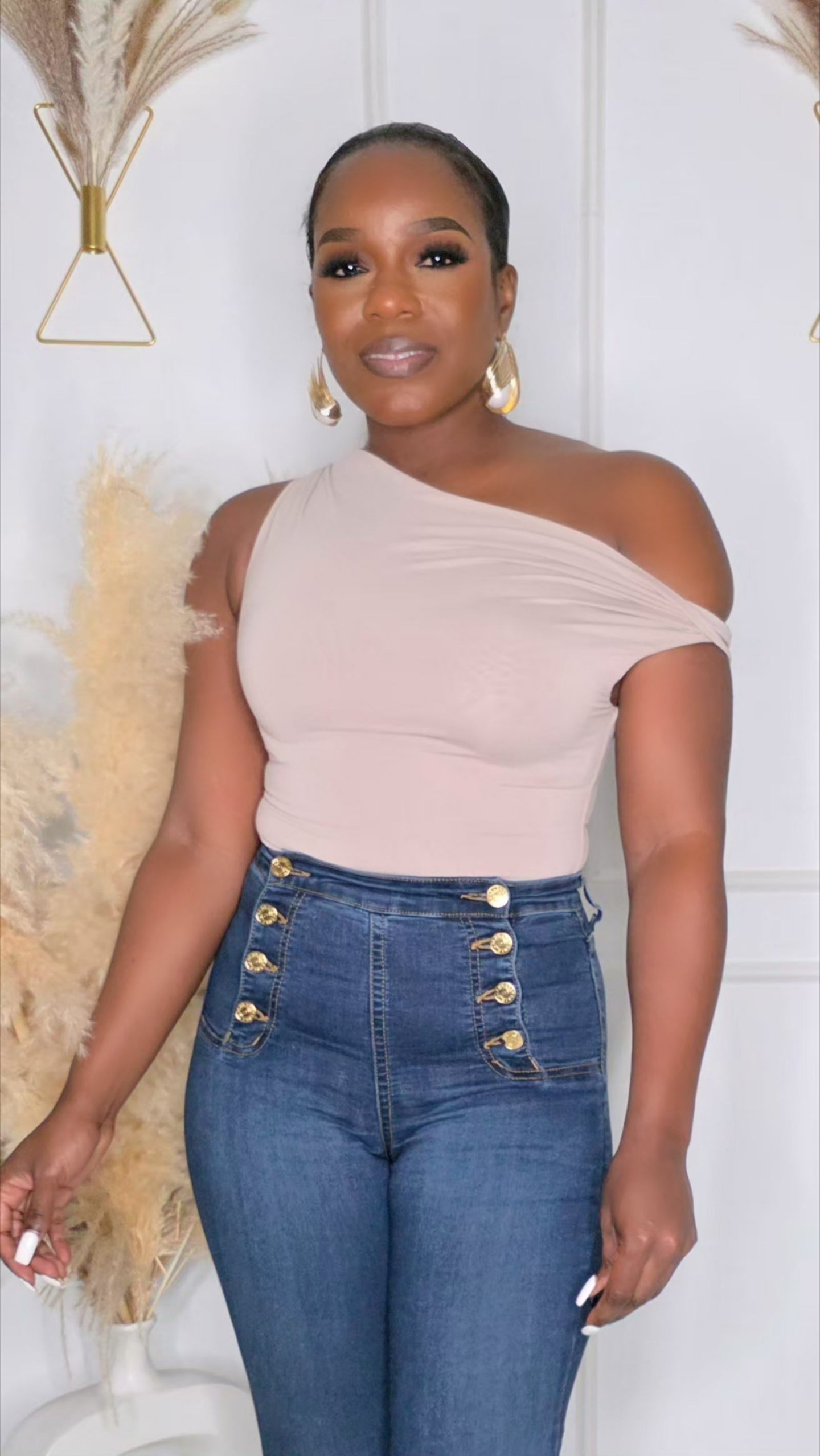 BELLE TOP - TAUPE