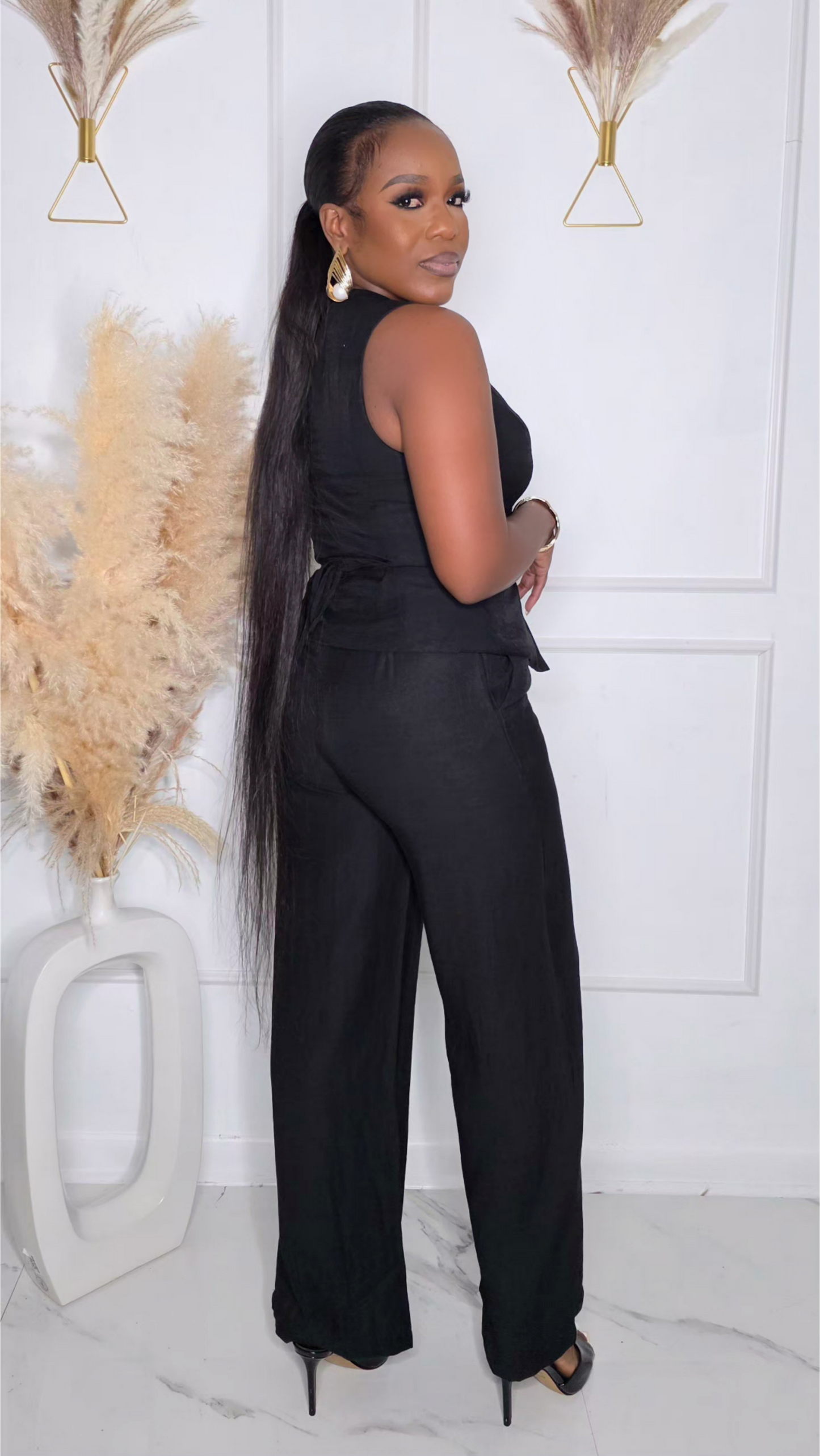 MILLION DOLLAR WARDROBE LINEN SET - BLACK
