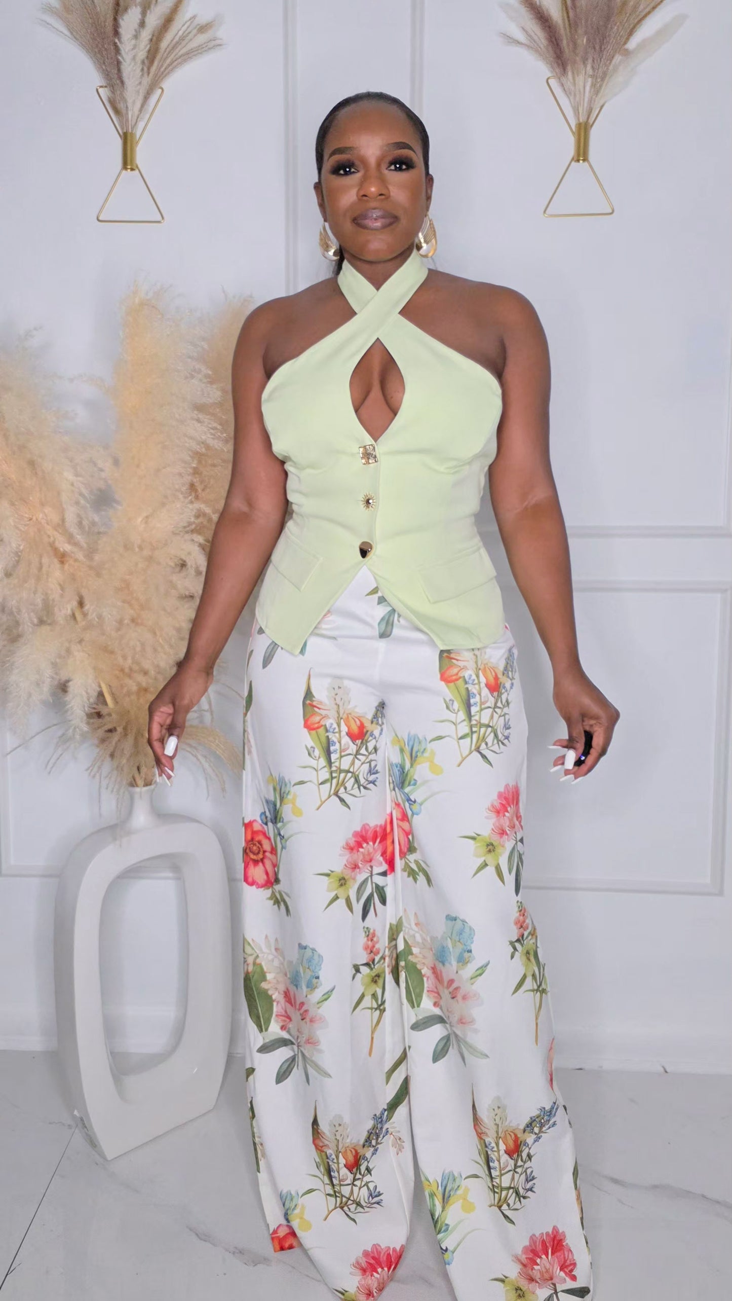 ON THIN ICE TOP - LIME