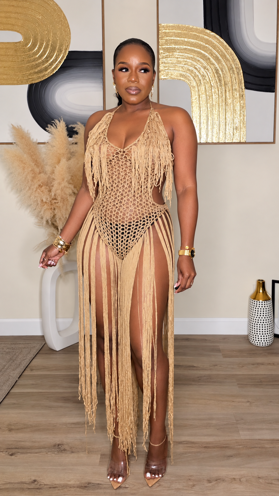 VIVID ROMPER - MOCHA