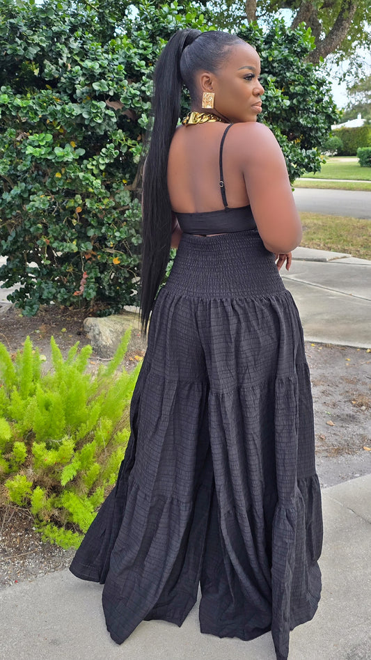 BLACK GODDESS JUMPSUIT