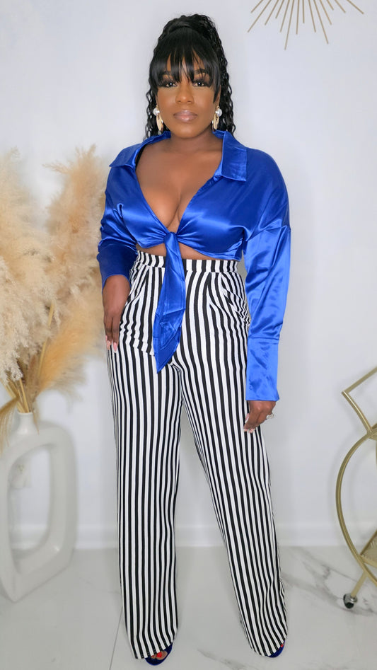 JAZMINE TOP - ROYAL BLUE
