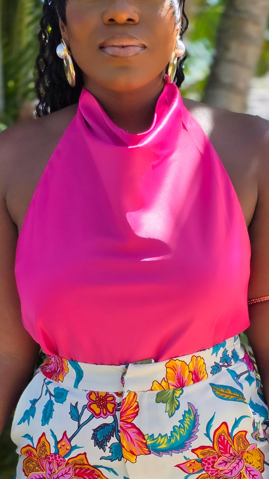 SWEET NEVER SOUR TOP - FUCHSIA