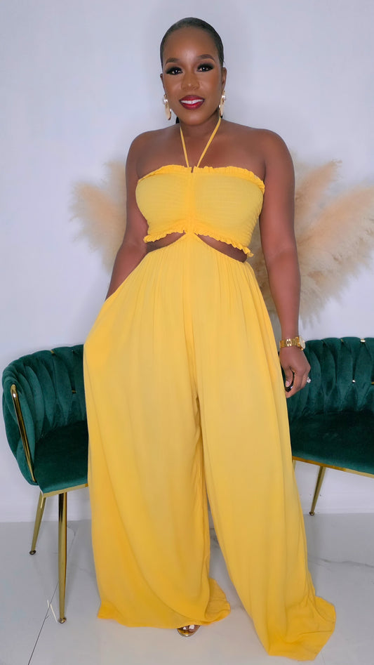 SIPPIN ROSE JUMPSUIT