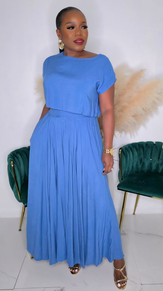 NINA SET -  BLUE