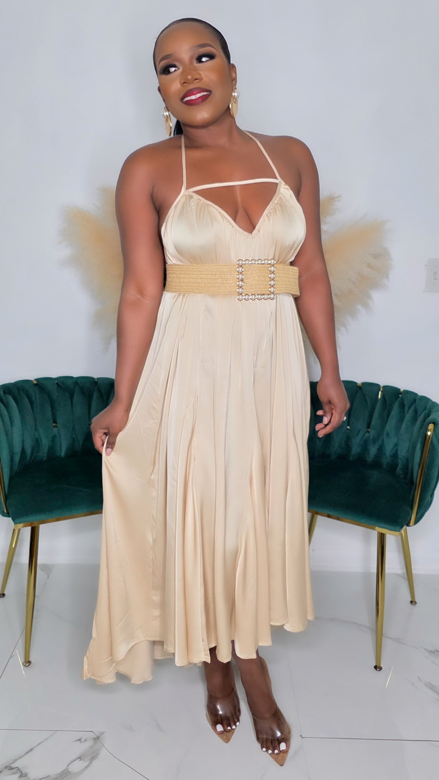 SWEEP ME OFF MY FEET DRESS