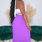 EYE CANDY MAXI SKIRT - PURPLE