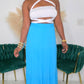 EYE CANDY MAXI SKIRT - BLUE