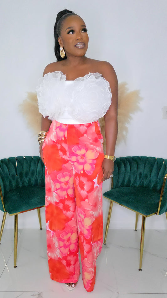SUMMER LUXE PANTS - ORANGE