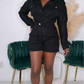 MATERIAL GIRL DENIM ROMPER -BLACK