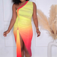 LIGHT LAYER MIDI DRESS