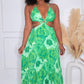 ZAIIA MAXI DRESS - GREEN
