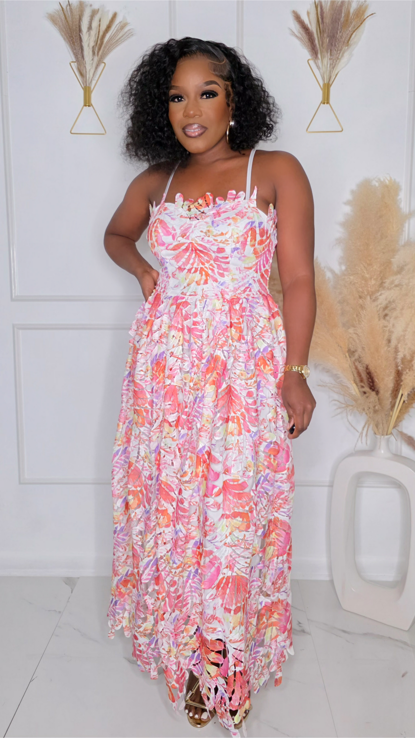 ARTISTIC LICENSE MIDI DRESS