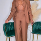 EFFORTLESS SLAY 3 PIECE SET - BROWN