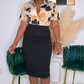 STAY FOCUSED SKIRTS - BLACK