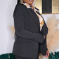 MAKING WAVES BLAZER - BLACK
