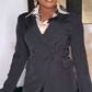 MAKING WAVES BLAZER - BLACK