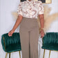 TIARA PANTS - BROWN