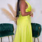 INSIDE SCOOP MAXI DRESS-LIME