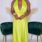 INSIDE SCOOP MAXI DRESS-LIME