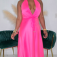 INSIDE SCOOP MAXI DRESS-FUCHSIA