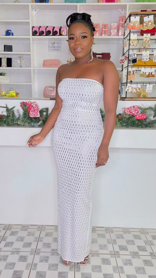 RED CARPET DRAMA DRESS