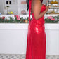 RED LIPSTICK MAXI DRESS