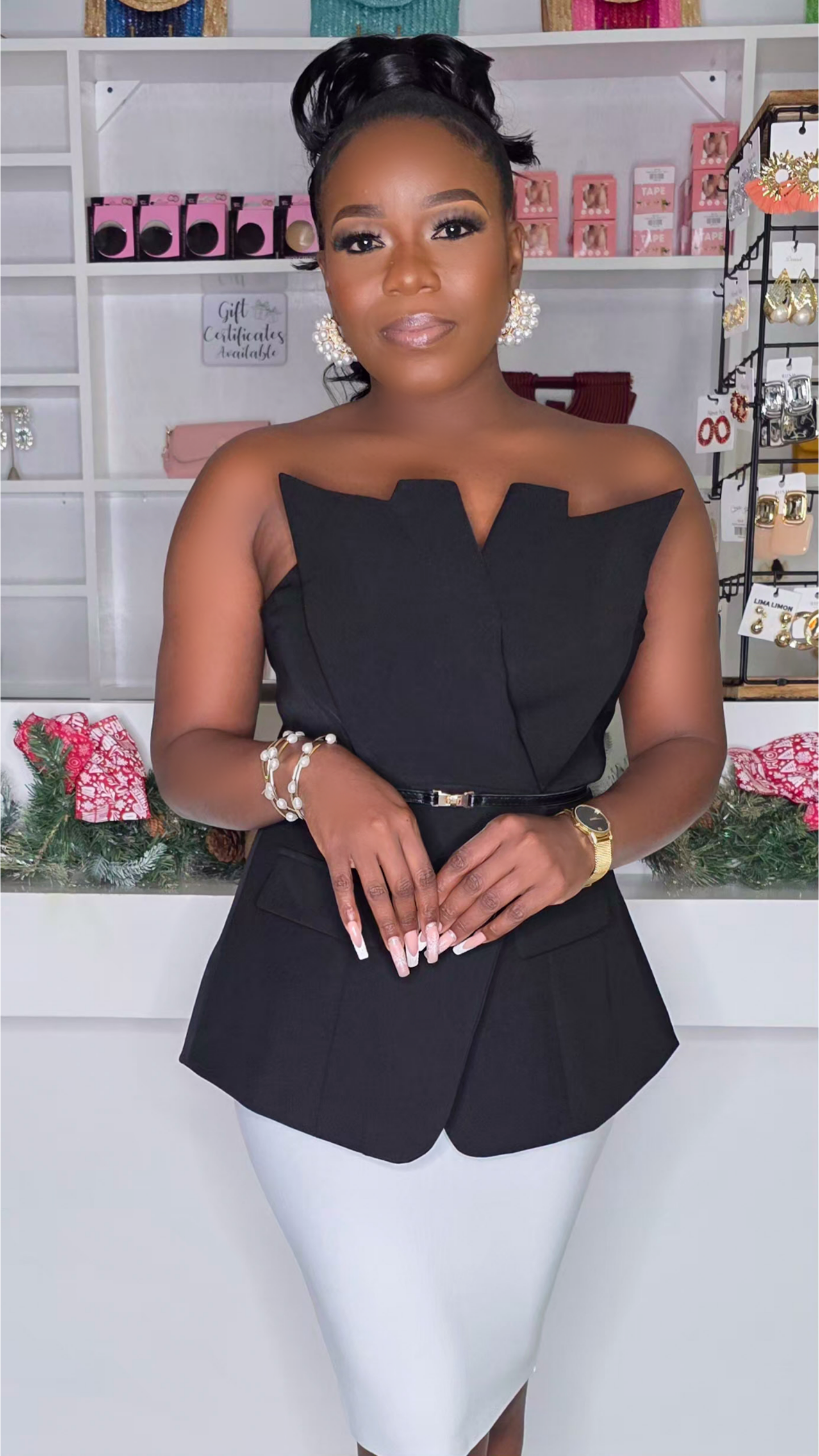 STRAIGHT TO THE BANK TOP - BLACK