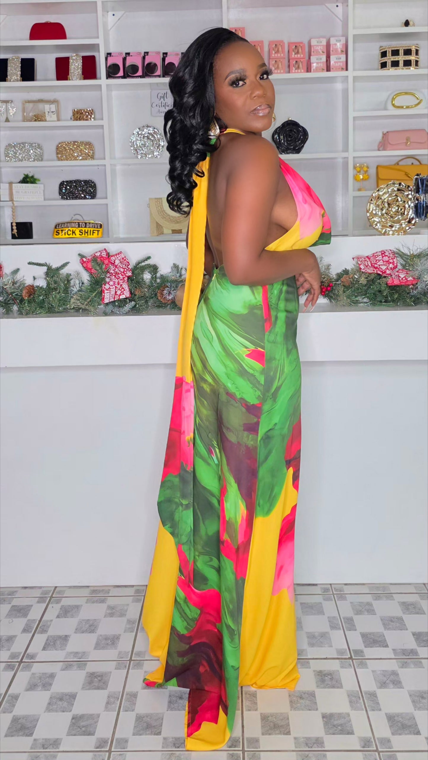 FASHION GAMBLE MAXI DRESS