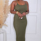 PRE-ORDER - SEXY BY DESIGN MAXI DRESS - OLIVE