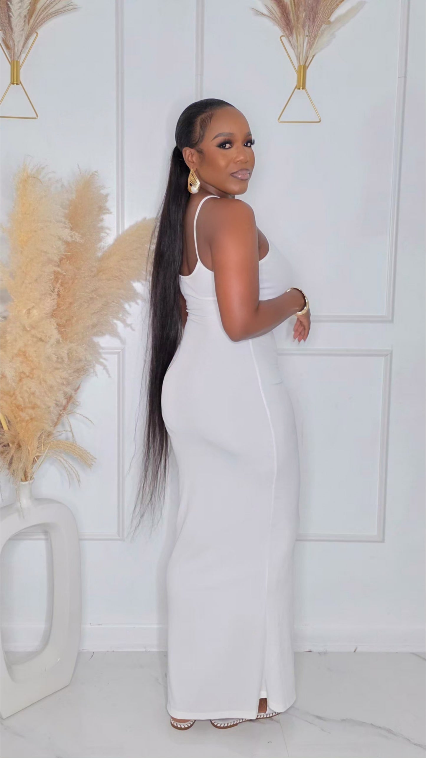 PRE-ORDER - SEXY BY DESIGN MAXI DRESS - WHITE