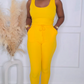 ON THE GRIND JUMPSUIT - YELLOW