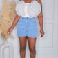 MIXED EMOTIONS DENIM SHORTS