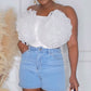 MIXED EMOTIONS DENIM SHORTS