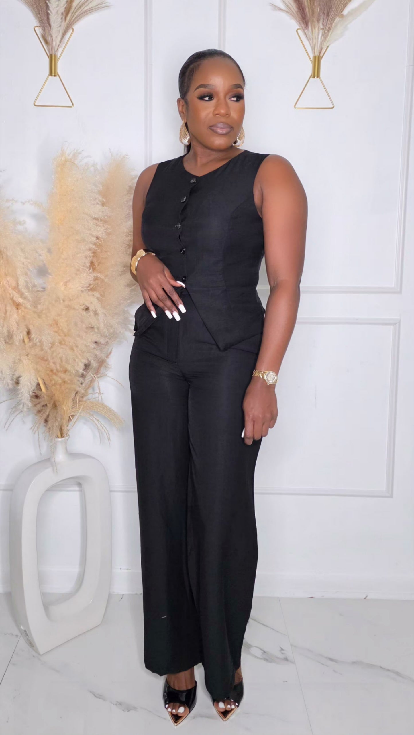 MILLION DOLLAR WARDROBE LINEN SET - BLACK