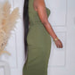 STYLE GAMBLE MIDI DRESS