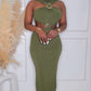 STYLE GAMBLE MIDI DRESS