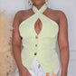 ON THIN ICE TOP - LIME