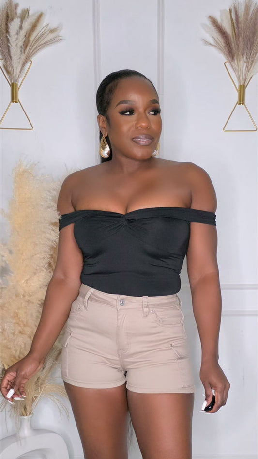 INDIA ROSE TOP - BLACK