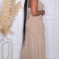 INSTANT BLOCK AND DELETE MAXI DRESS