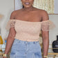 VINTAGE ROW TOP - TAUPE